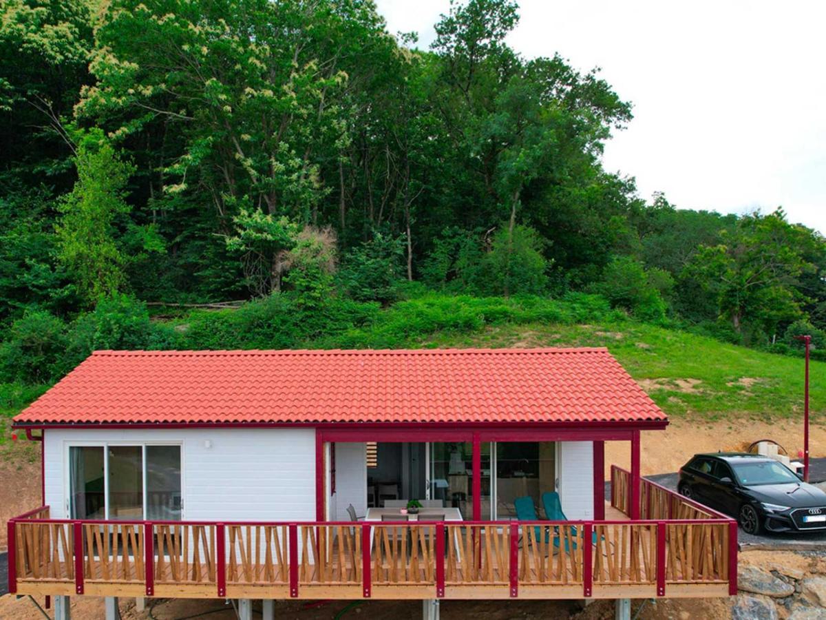 Chalet Avec Piscine, Climatisation & Vue De 2 A 6 Personnes - Hasparren - Pays Basque - Chalet Ibaia Exteriör bild